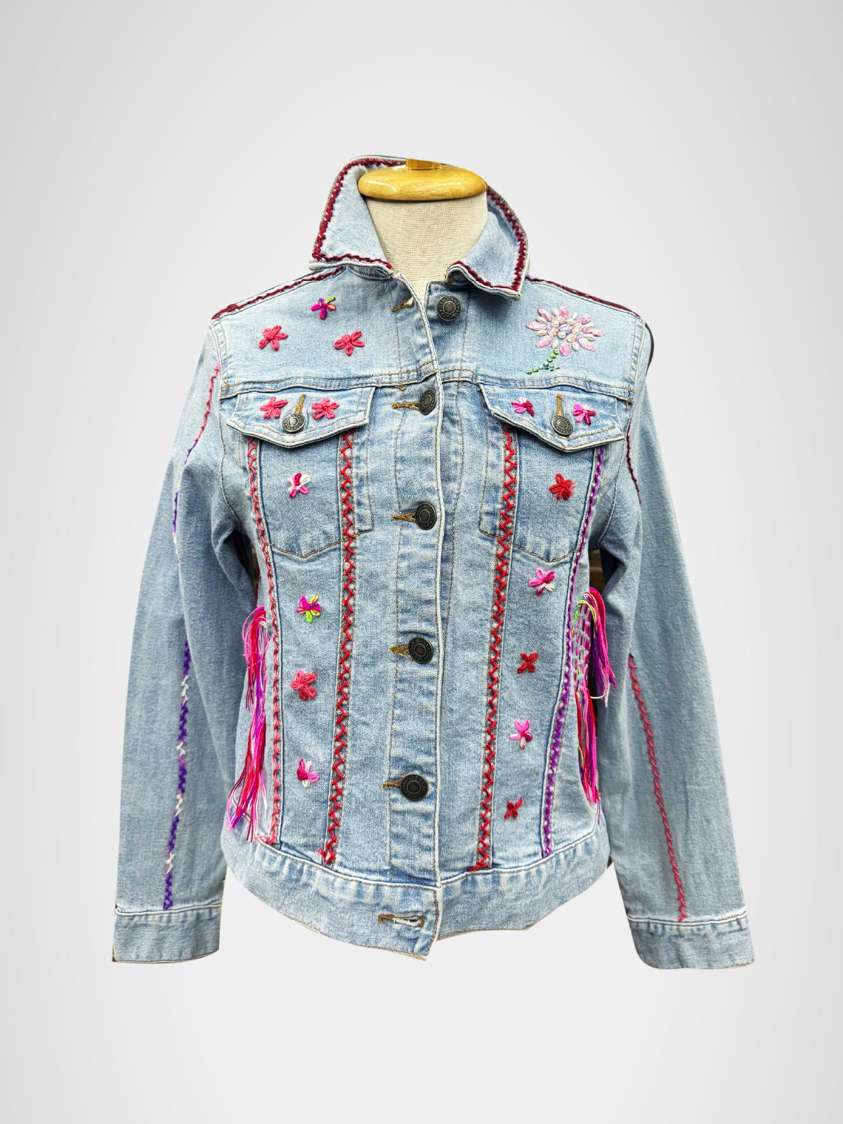 Modaloom - Sky Blue Jean Jacket for Her [02]