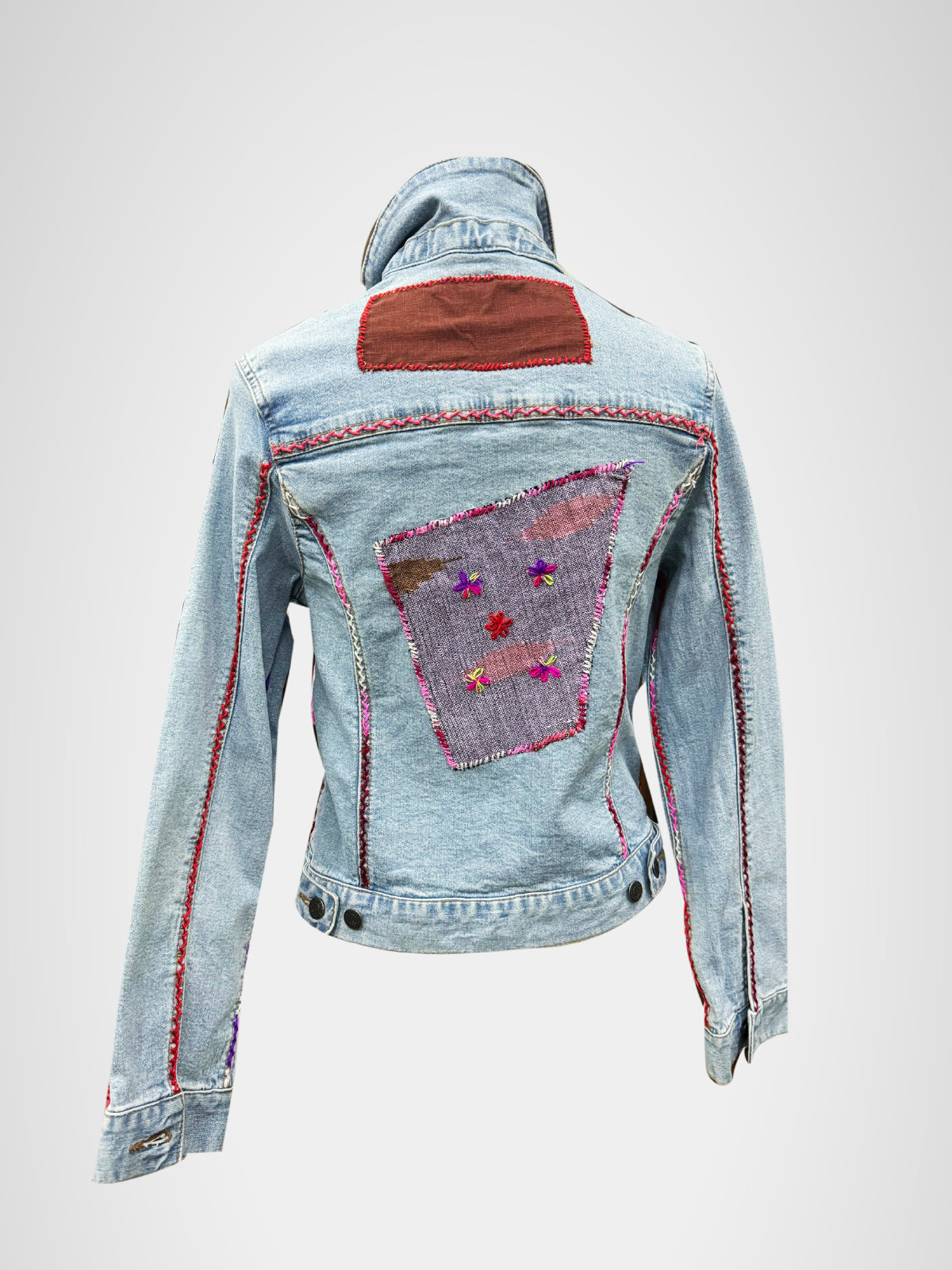 Modaloom - Sky Blue Jean Jacket for Her [02]