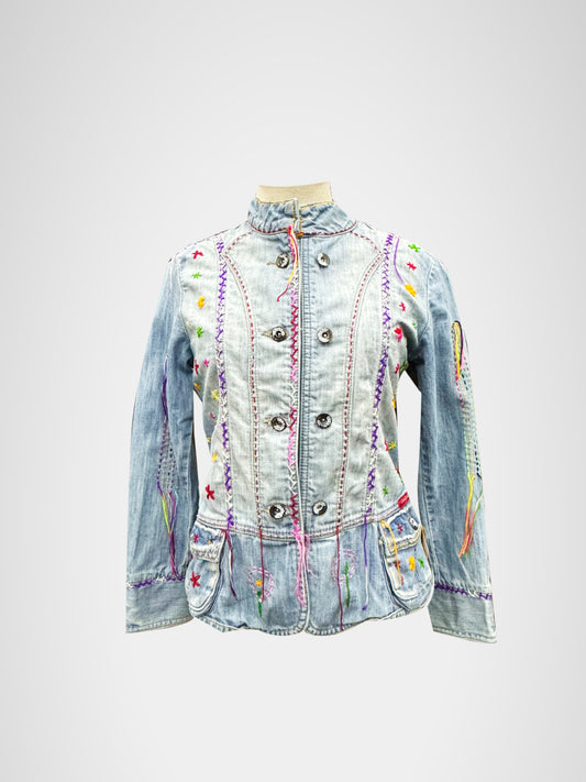 Modaloom - Sky Blue Jean Jacket for Her [01]